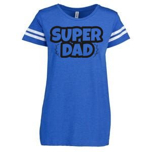 Super Dad Matching Family Pajama Enza Ladies Jersey Football T-Shirt