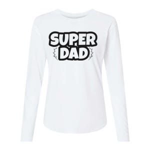 Super Dad Matching Family Pajama Womens Cotton Relaxed Long Sleeve T-Shirt