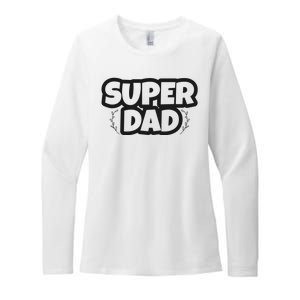 Super Dad Matching Family Pajama Womens CVC Long Sleeve Shirt