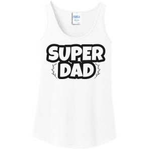 Super Dad Matching Family Pajama Ladies Essential Tank