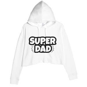 Super Dad Matching Family Pajama Crop Fleece Hoodie