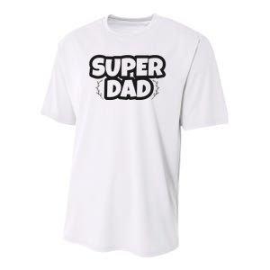 Super Dad Matching Family Pajama Youth Performance Sprint T-Shirt