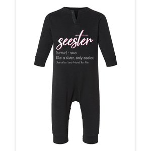 Seester Definition Mom Sister Friend Sister Infant Fleece One Piece