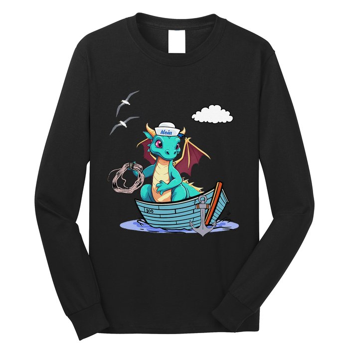 Sea Dragon Maritime Boat Sailor Sailor Sailor Long Sleeve Shirt