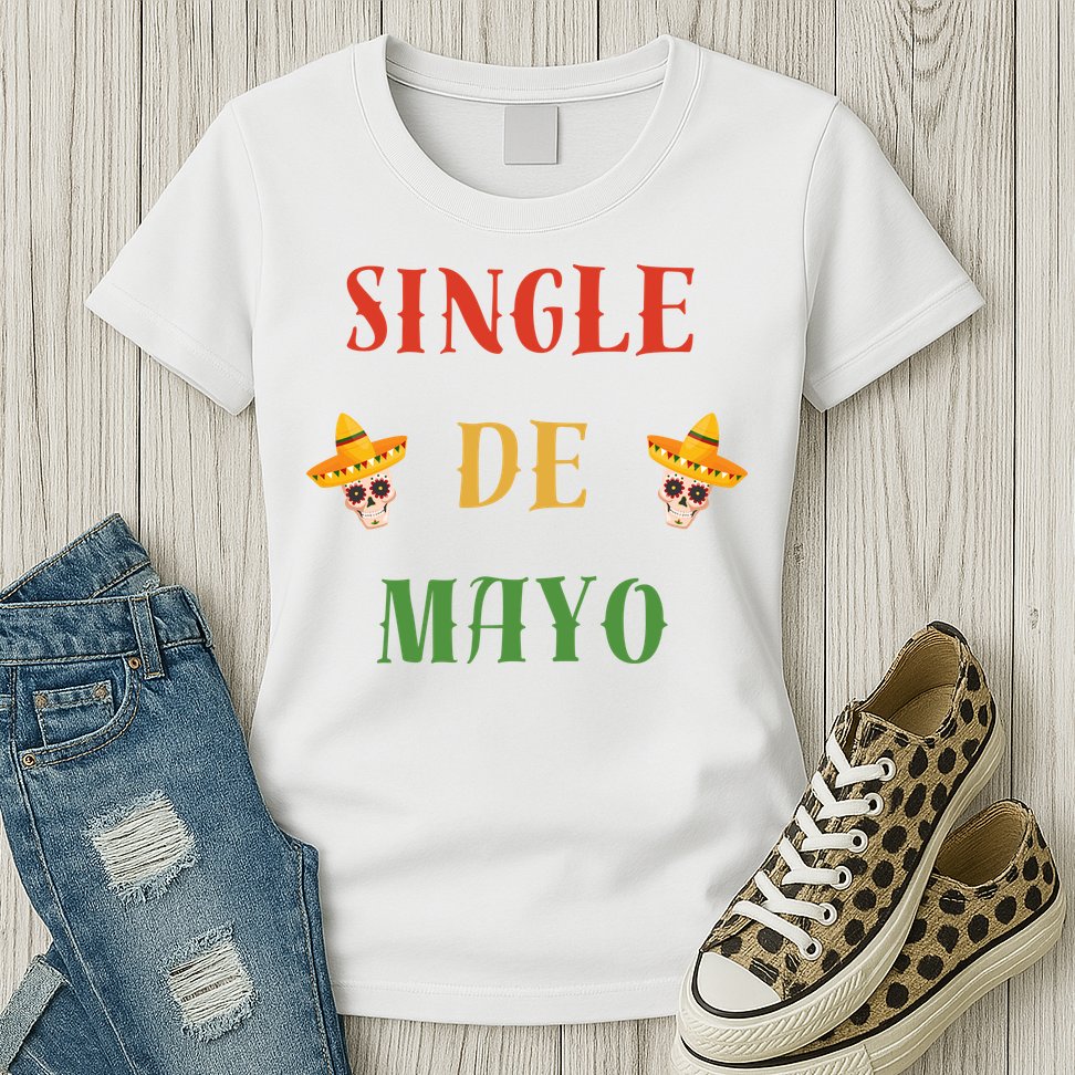 Single De Mayo (Cinco De Mayo) Womens T-Shirt
