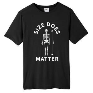 Size Does Matter Halloween 12 Foot Skeleton Tall Fusion ChromaSoft Performance T-Shirt