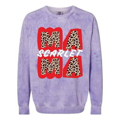 Scarlet Dance Mama Colorblast Crewneck Sweatshirt