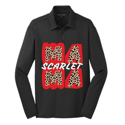 Scarlet Dance Mama Silk Touch Performance Long Sleeve Polo