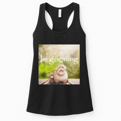 Silly Dog Meme Meme Brainrot Gen Z Funny Haircut Dog Meme Womens Tank Top