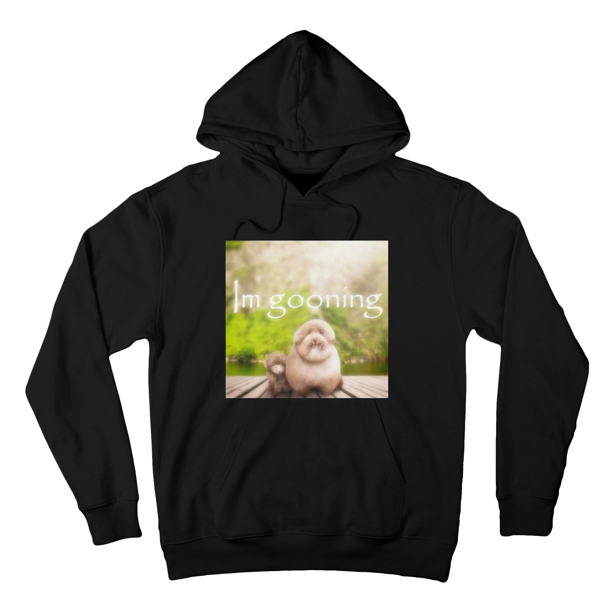 Silly Dog Meme Meme Brainrot Gen Z Funny Haircut Dog Meme Tall Hoodie