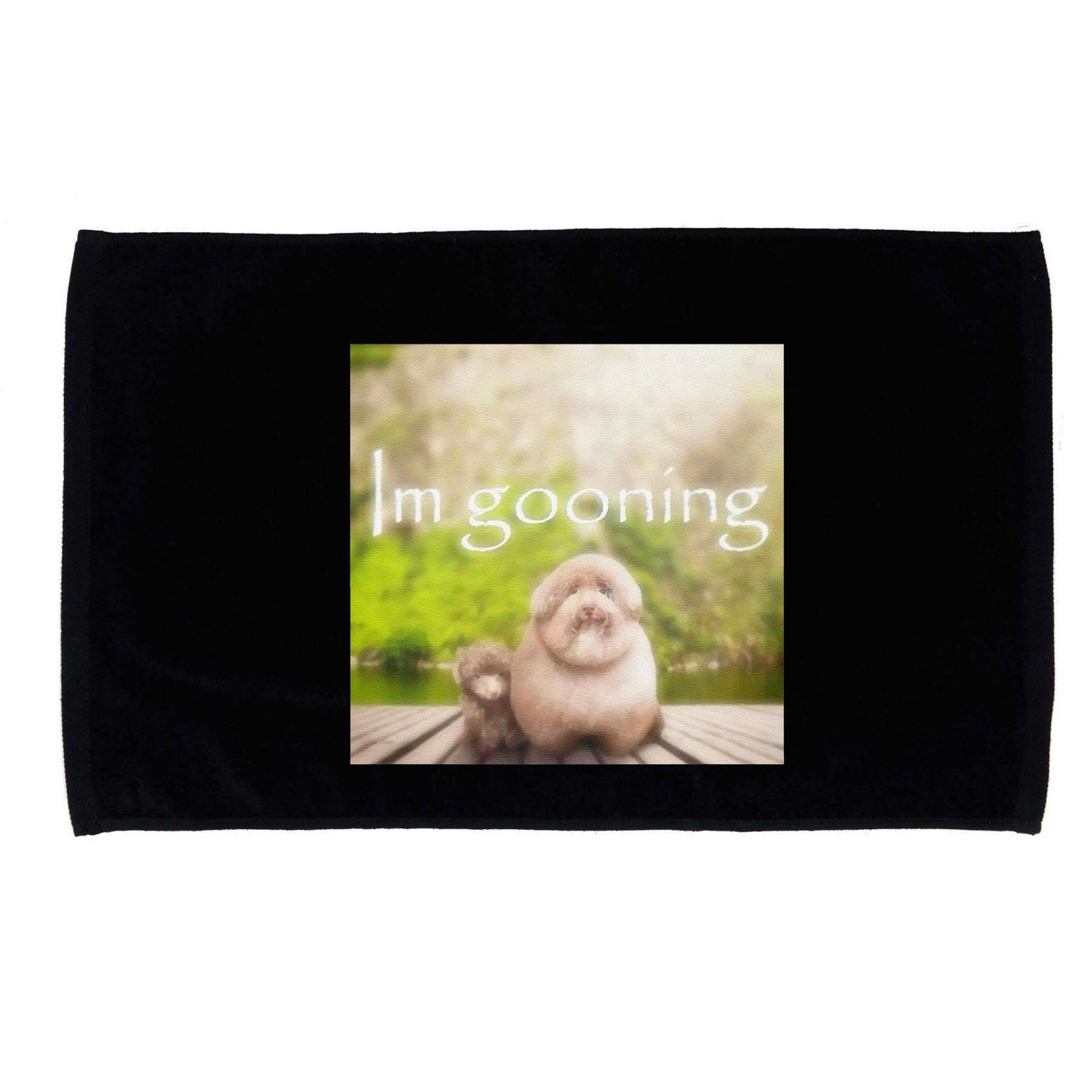 Silly Dog Meme Meme Brainrot Gen Z Funny Haircut Dog Meme Microfiber Hand Towel