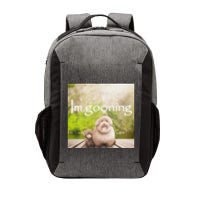 Silly Dog Meme Meme Brainrot Gen Z Funny Haircut Dog Meme Vector Backpack