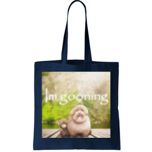 Silly Dog Meme Meme Brainrot Gen Z Funny Haircut Dog Meme Tote Bag