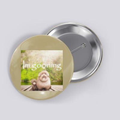 Silly Dog Meme Meme Brainrot Gen Z Funny Haircut Dog Meme Button