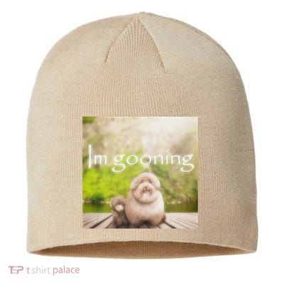 Silly Dog Meme Meme Brainrot Gen Z Funny Haircut Dog Meme Sustainable Beanie