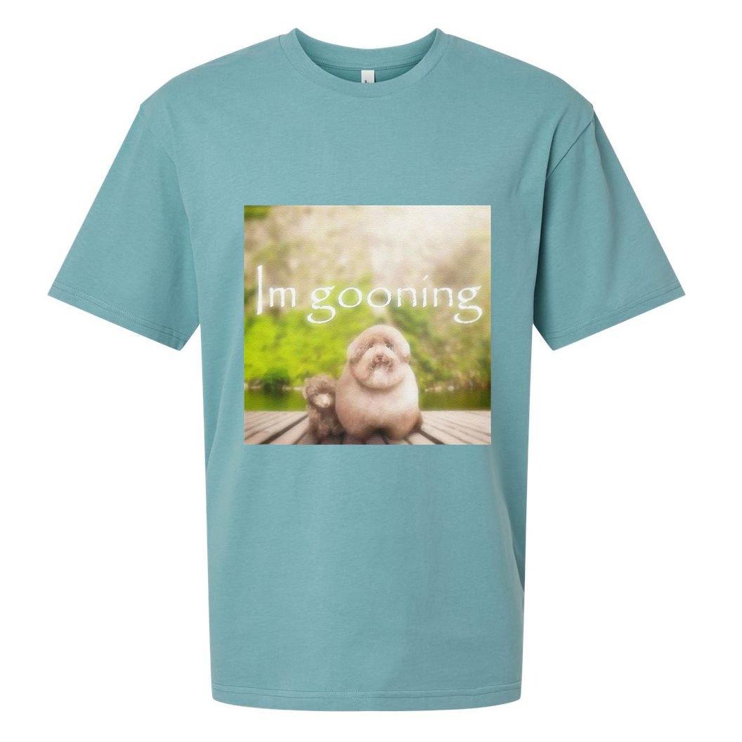 Silly Dog Meme Meme Brainrot Gen Z Funny Haircut Dog Meme Sueded Cloud Jersey T-Shirt