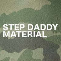 Step Daddy Material Funny Sarcastic Humorous Statement Quote Legacy Tie Dye Trucker Hat