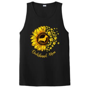 Sunflower Dachshund Mom Dog Lover Gift PosiCharge Competitor Tank