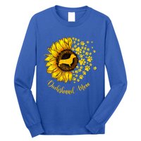 Sunflower Dachshund Mom Dog Lover Gift Long Sleeve Shirt