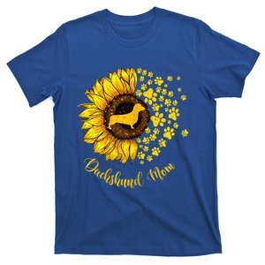 Sunflower Dachshund Mom Dog Lover Gift T-Shirt