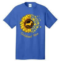 Sunflower Dachshund Mom Dog Lover Gift Tall T-Shirt