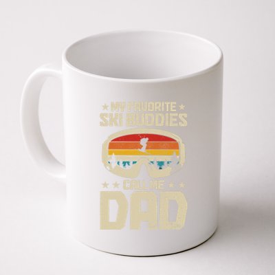 Ski Dad My Favourite Ski Buddies Call Me Dad Skiing Skier Cute Gift Coffee Mug