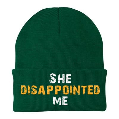 She Disappointed Me Knit Cap Winter Beanie