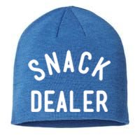 Snack Dealer Mom Teacher Daycare Funny Gift Present Cute Gift Sustainable Beanie