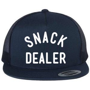 Snack Dealer Mom Teacher Daycare Funny Gift Present Cute Gift Flat Bill Trucker Hat