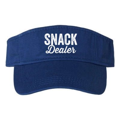 Snack Dealer Mom Teacher Daycare Funny Meaningful Gift Valucap Bio-Washed Visor