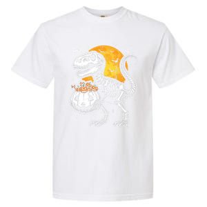 Skeleton Dinosaur Moon Jack O Lantern Halloween Cute Gift Garment-Dyed Heavyweight T-Shirt