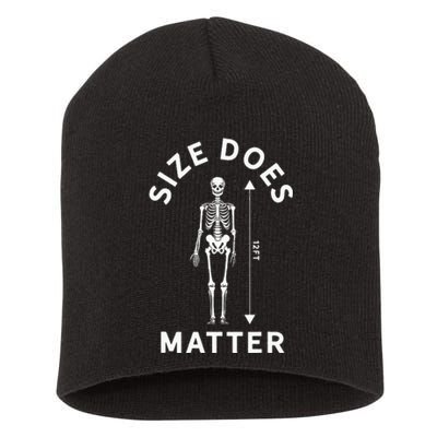 Size Does Matter Halloween 12 Foot Skeleton Short Acrylic Beanie