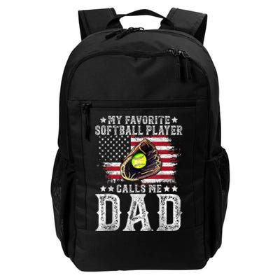 Softball Dad My Favorite Softball Player Calls Me Dad Gift Daily Commute Backpack