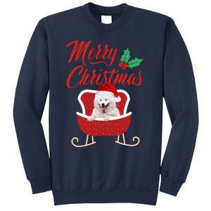 Samoyed Dog Merry Christmas Design For The Holiday Season! Sweatshirt