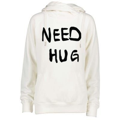 Stefon Diggs Need Hug Womens Funnel Neck Pullover Hood