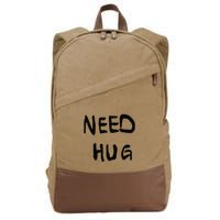 Stefon Diggs Need Hug Cotton Canvas Backpack
