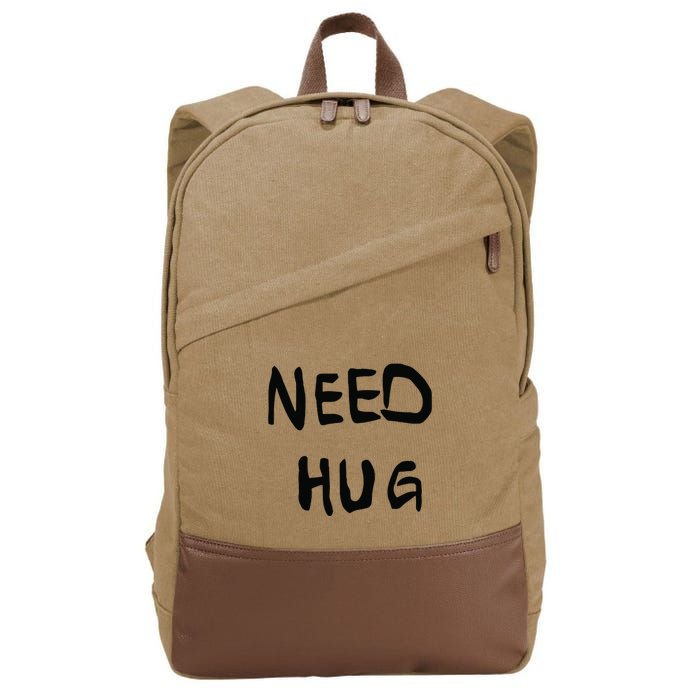 Stefon Diggs Need Hug Cotton Canvas Backpack