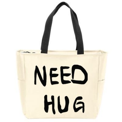 Stefon Diggs Need Hug Zip Tote Bag
