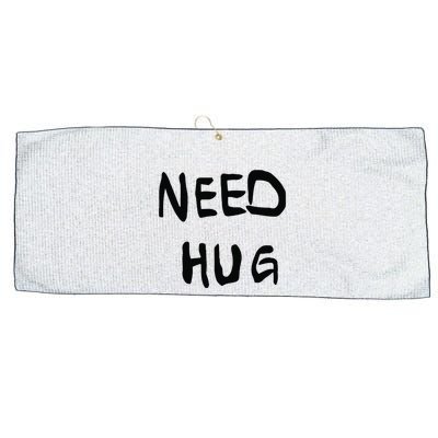 Stefon Diggs Need Hug Large Microfiber Waffle Golf Towel