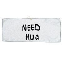 Stefon Diggs Need Hug Large Microfiber Waffle Golf Towel