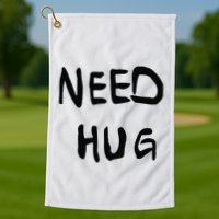 Stefon Diggs Need Hug Golf Towel