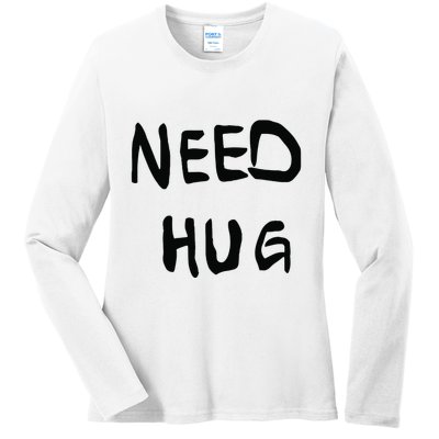 Stefon Diggs Need Hug Ladies Long Sleeve Shirt