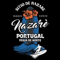 Sitio De Nazare Portugal Beach Surfing Souvenir Surfer 16 in Basic Backpack