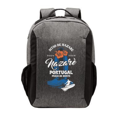 Sitio De Nazare Portugal Beach Surfing Souvenir Surfer Vector Backpack