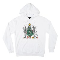 Skeleton Dancing Nurse Christmas Hoodie