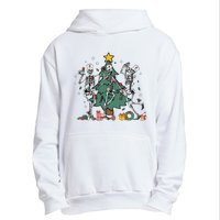 Skeleton Dancing Nurse Christmas Urban Pullover Hoodie