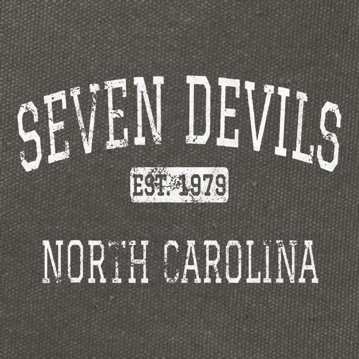 Seven Devils North Carolina Nc Cotton Canvas Backpack