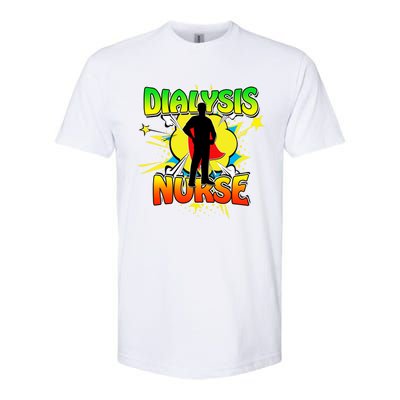 Superhero Dialysis Nurse Some Superheroes Wear Scrubs Cute Gift Softstyle® CVC T-Shirt