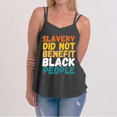 Slavery Did Not Benefit Black People Women's Strappy Tank