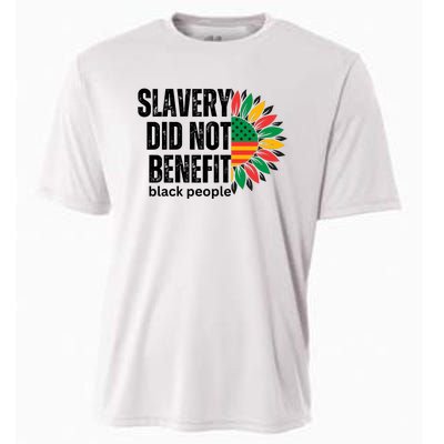 Slavery Did Not Benefit Black People Cooling Performance Crew T-Shirt